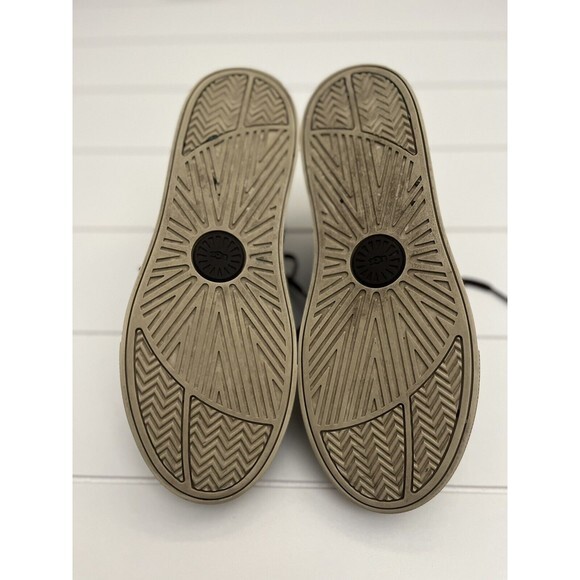 UGG BAYSIDER‎ LOW WEATHER GRIZZLY LEATHER WATERPROOF SIZE 8.5 MENS SHOES 1117478 main image 4
